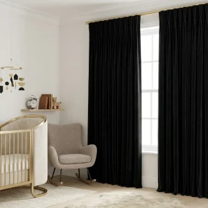 Onyx Black Blackout Curtain