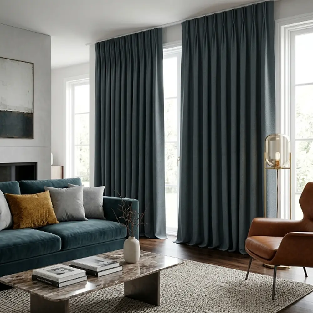Slate Grey Blackout Drapery