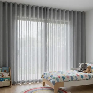 Charcoal Premium Sheer Curtain