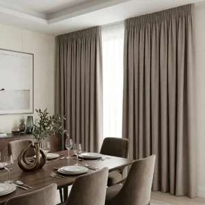Neutral Mocha Curtain