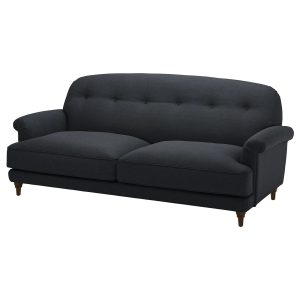 ESSEBODA, 3-seat sofa, Knäbäck anthracite/brown